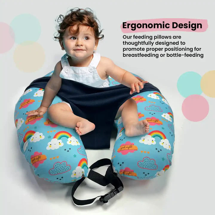 Nursing Pillow - Ergonomic Breastfeeding & Baby Support Pillow