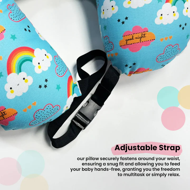 Nursing Pillow - Ergonomic Breastfeeding & Baby Support Pillow