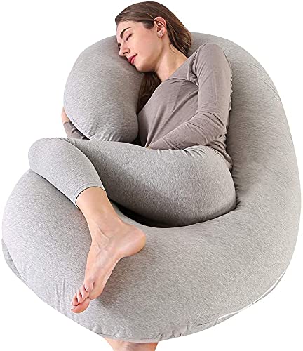 C-Shaped Pregnancy Pillow - Full Body Maternity Support Pillow