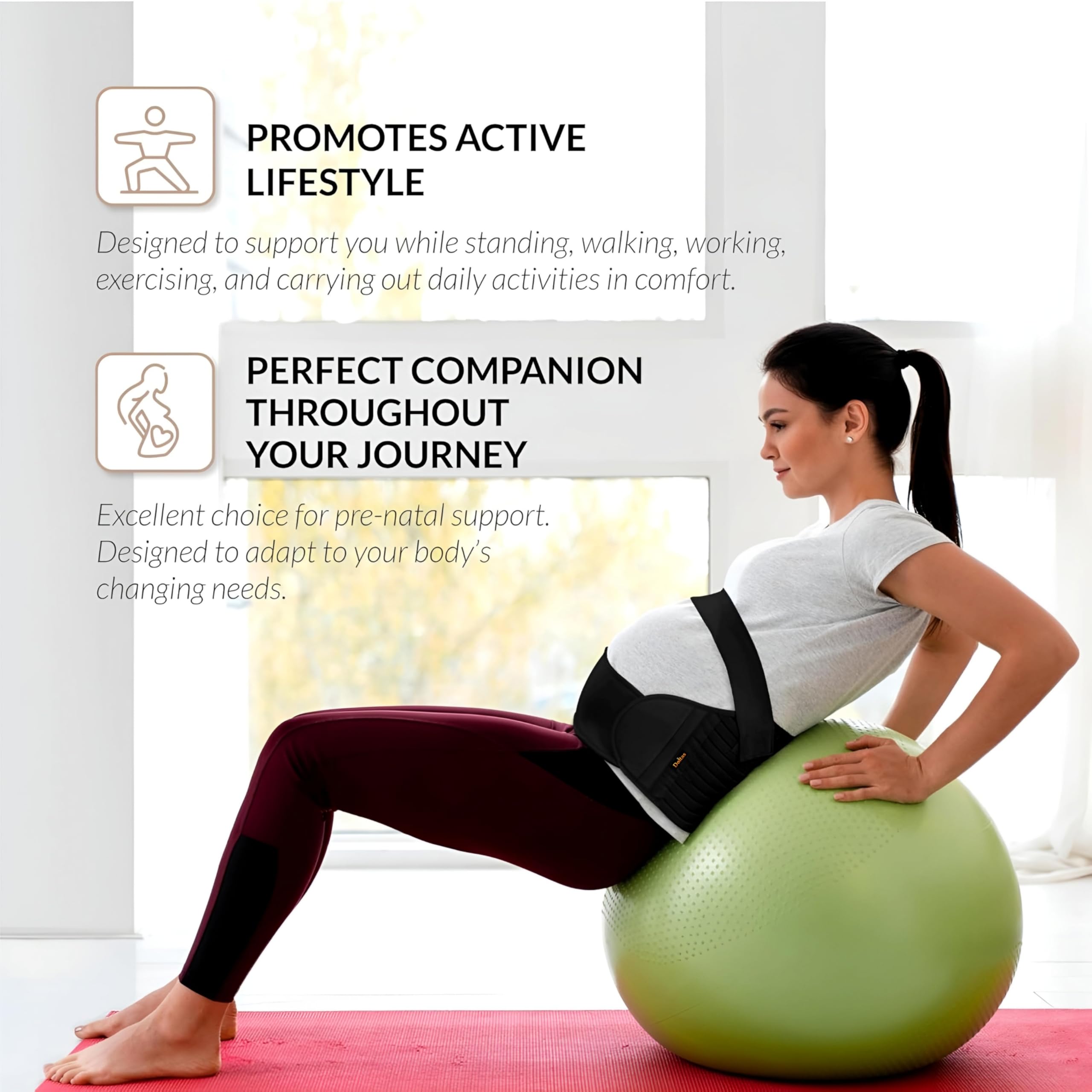 Maternity Support Belt - Pregnancy Belly & Back Support Band