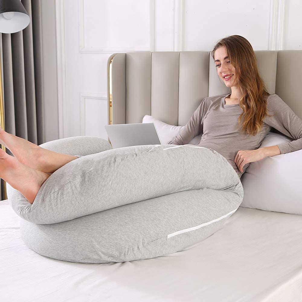 C-Shaped Pregnancy Pillow - Full Body Maternity Support Pillow