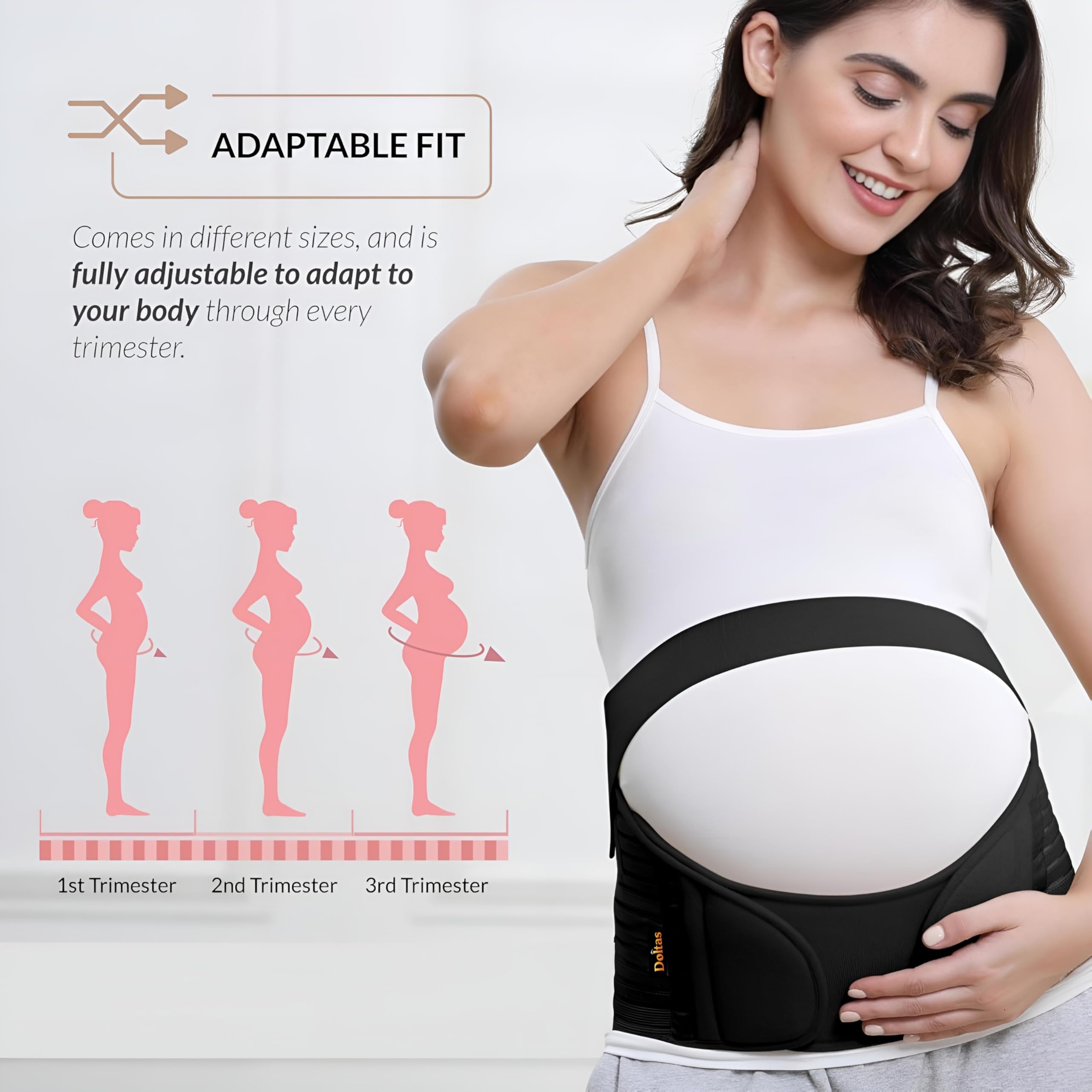 Maternity Support Belt - Pregnancy Belly & Back Support Band