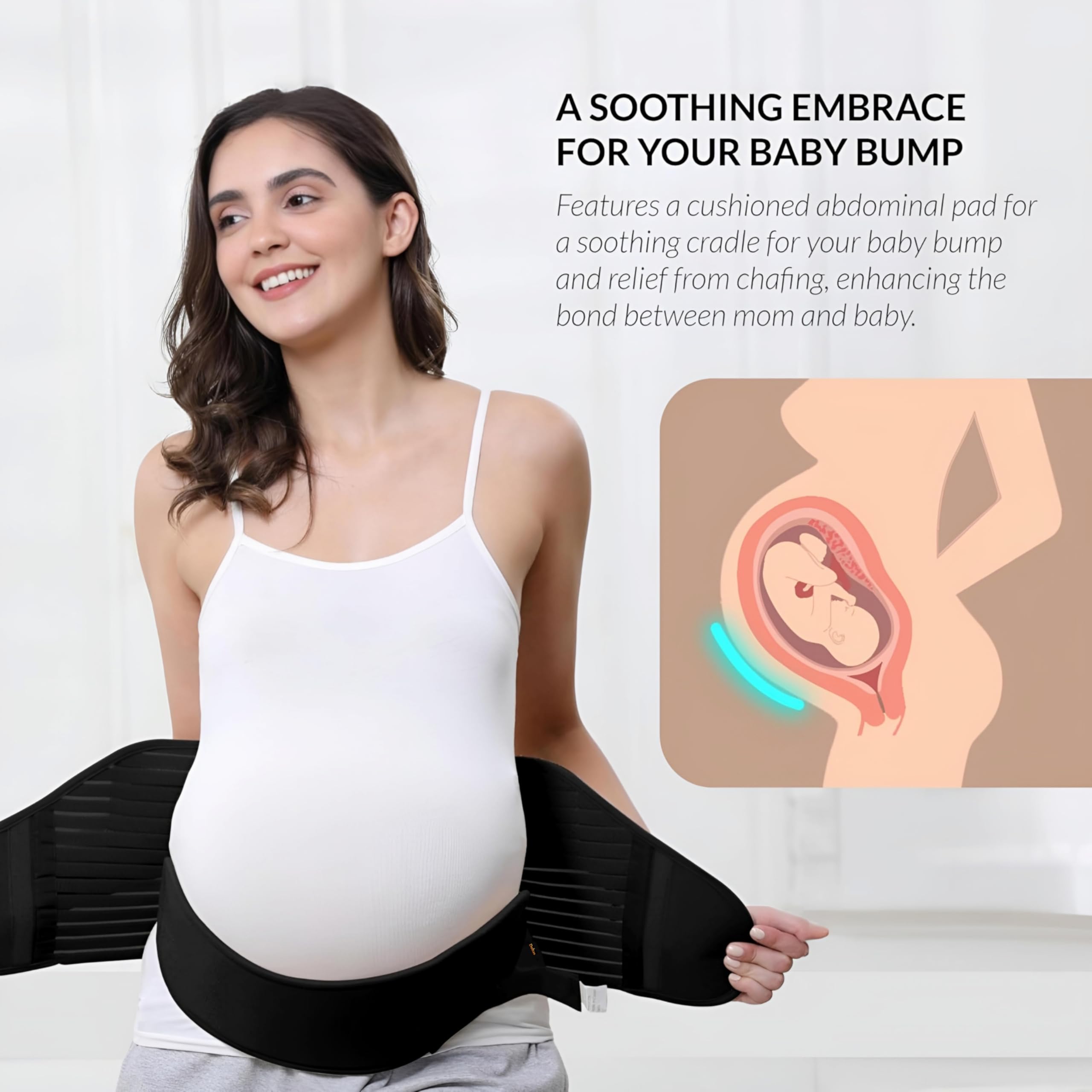Maternity Support Belt - Pregnancy Belly & Back Support Band